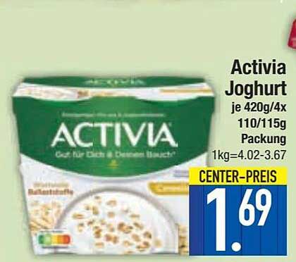 Erstaunlich Activia Joghurt Angebot Ebenbild
