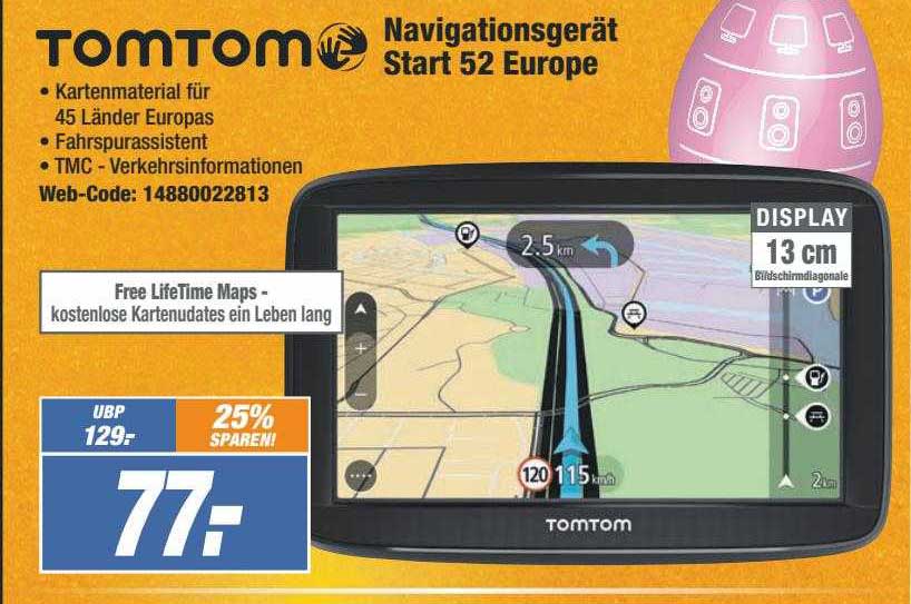 Tomtom Navigationsgerät Start 52 Europe Angebot bei Expert