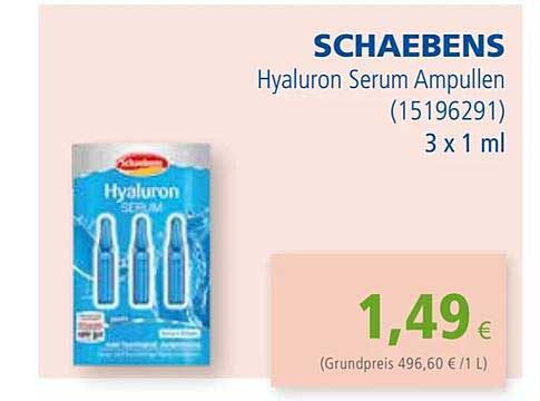 Apotal Schaebens Hyaluron Serum Ampullen
