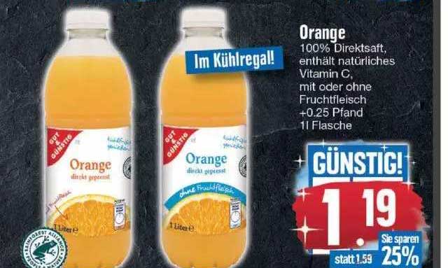 Gut And Günstig Orange Angebot Bei Edeka 4310