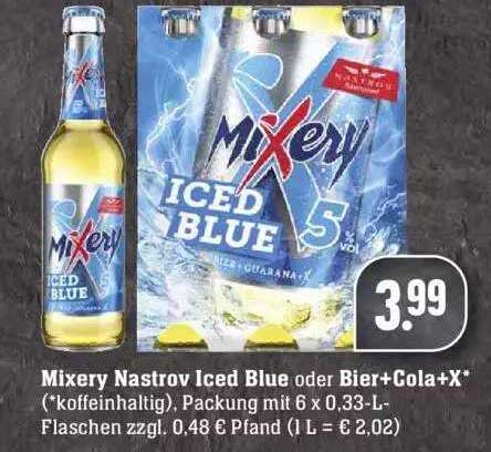 Mixery Nastrov Iced Blue Oder Bier+ Cola+x Angebot bei EDEKA ...
