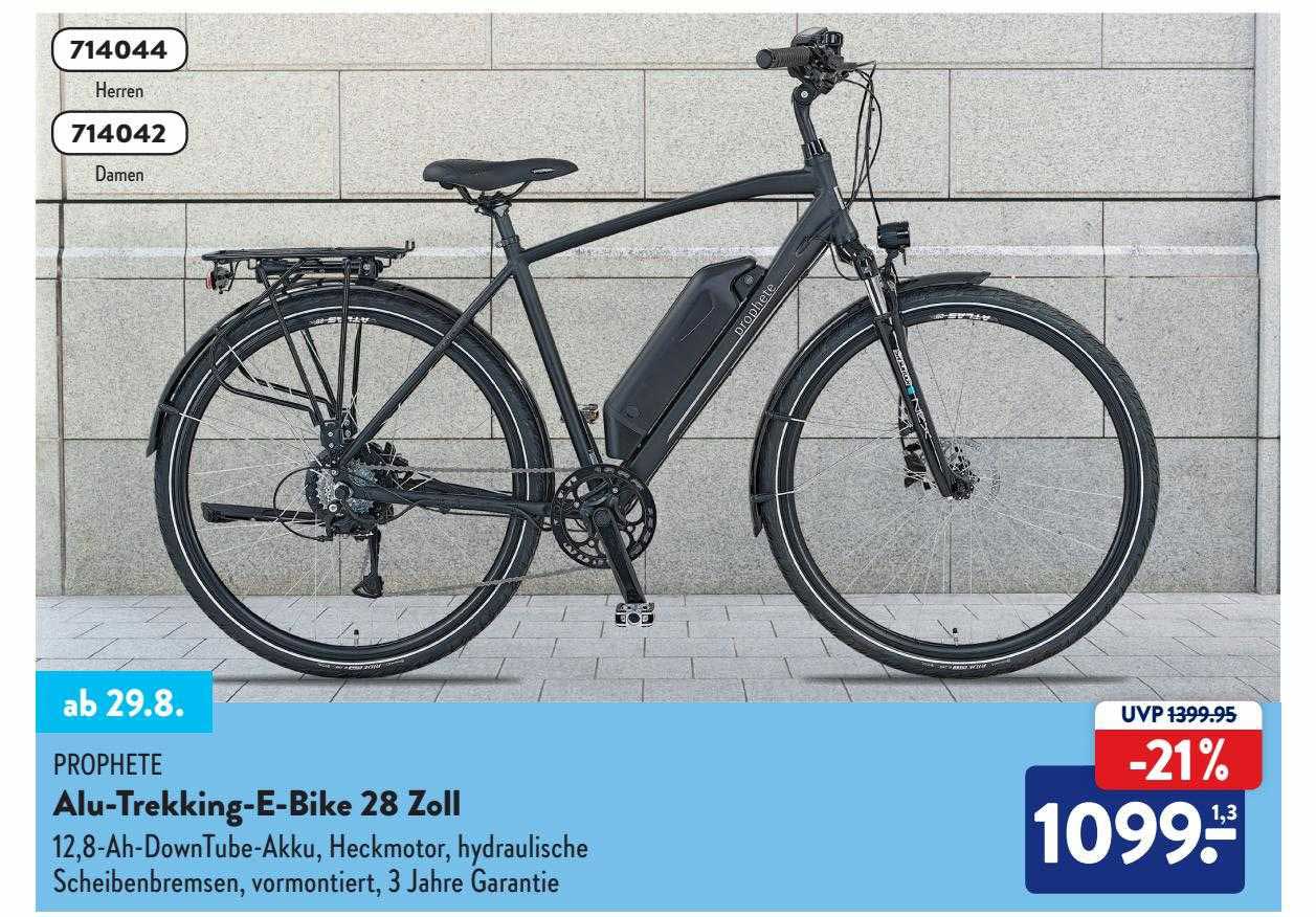Prophete Alutrekkingebike 28 Zoll Angebot bei ALDI SÜD 1Prospekte.de