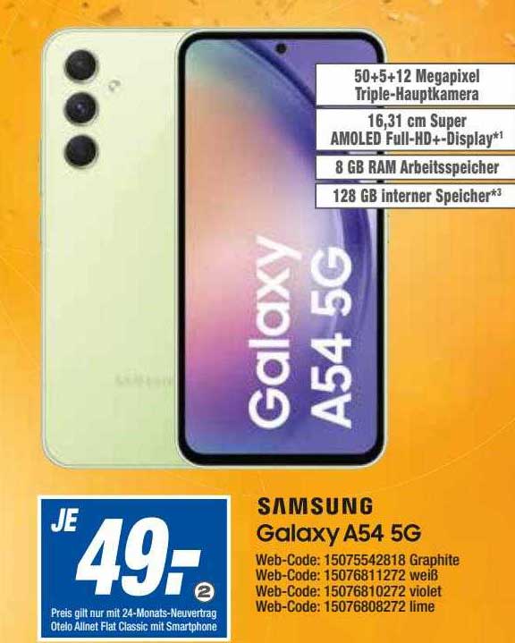 Samsung Galaxy A54 5g Angebot bei Expert Octomedia - 1Prospekte.de