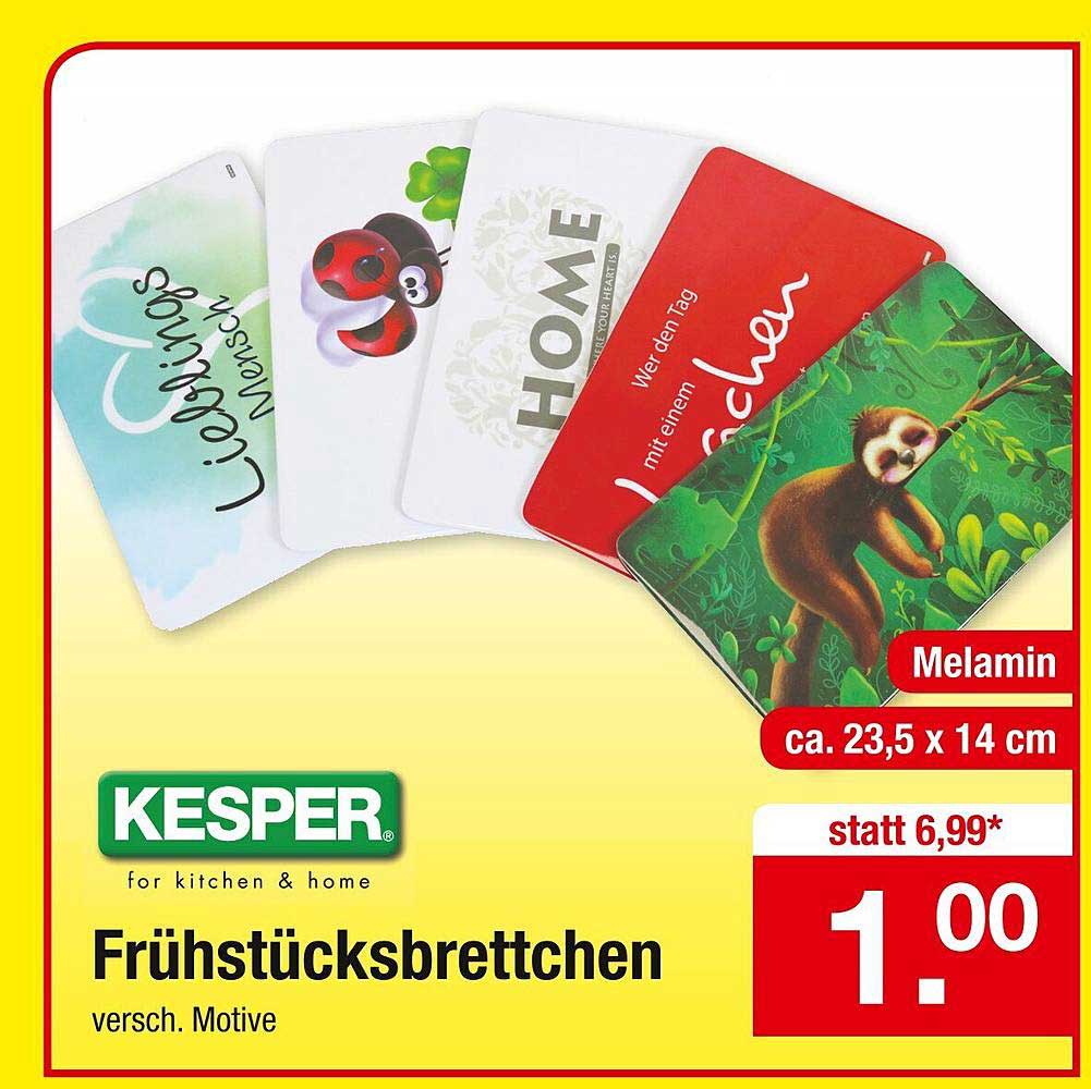 Kesper Frühstücksbrettchen Angebot Bei Zimmermann - 1Prospekte.de