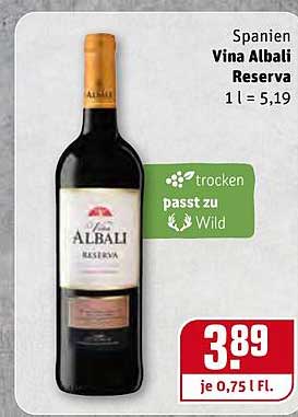 Reserva REWE Albali Angebot Vina bei