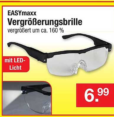 Easymaxx Vergrößerungsbrille bei Zimmermann Angebot