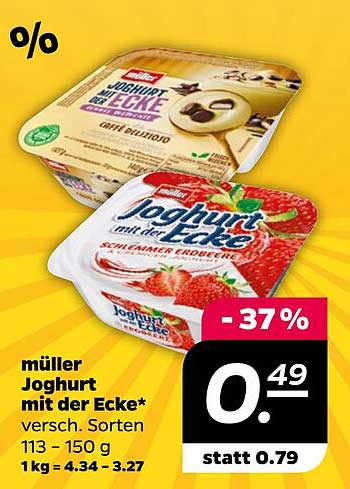 Müller Joghurt Mit Der Ecke Angebot bei Netto 1Prospekte.de