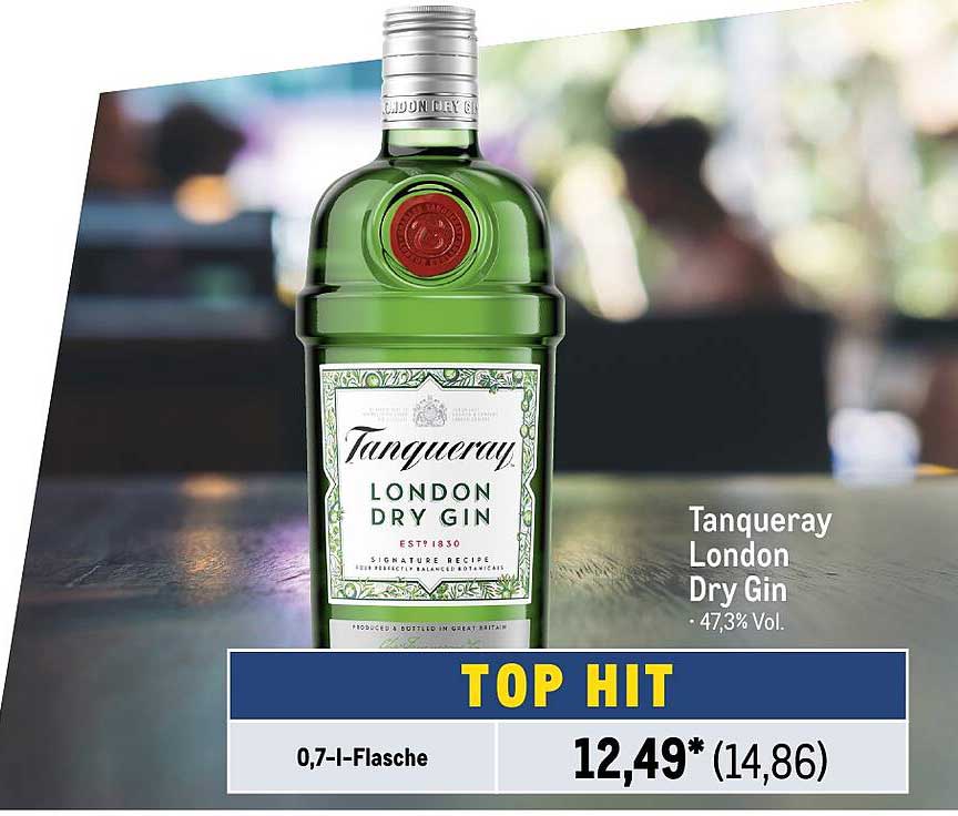 Tanqueray London Dry Gin Angebot bei METRO - 1Prospekte.de