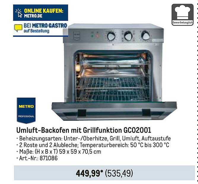PKM Einbaubackofen 65 Liter Mit Grill - Energieeffizient & Modern In Schwarz
