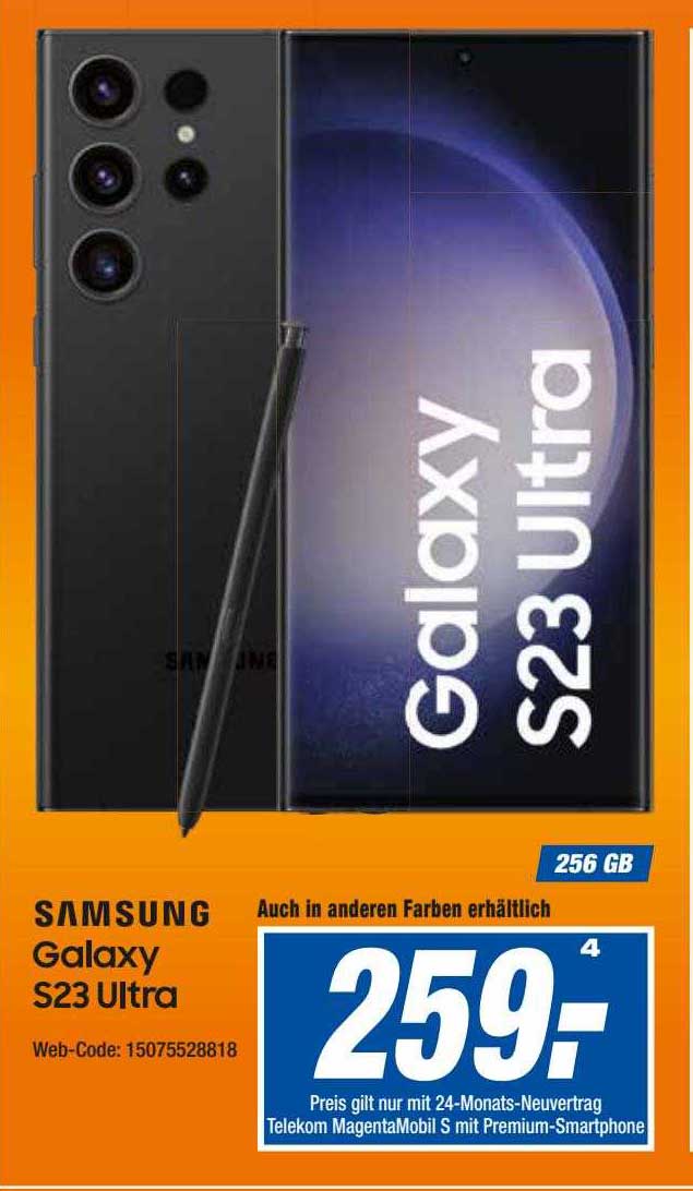 Samsung Galaxy S23 Ultra Angebot bei Expert Octomedia 1Prospekte.de