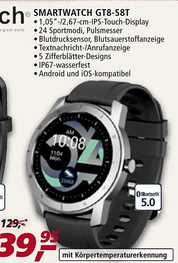 Real Jay-tech Smartwatch Gt8-s8t