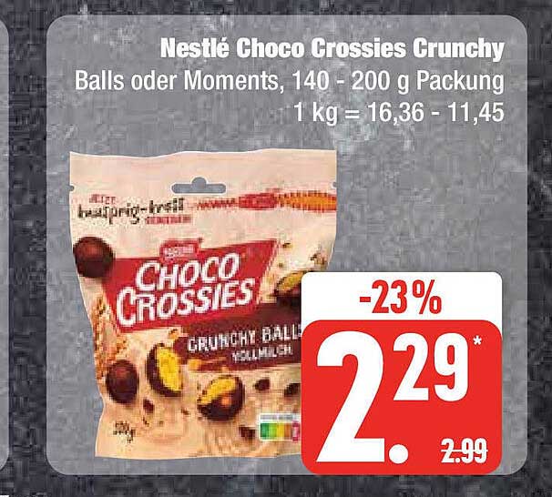 Nestlé Choco Crossies Crunchy Angebot bei Marktkauf - 1Prospekte.de
