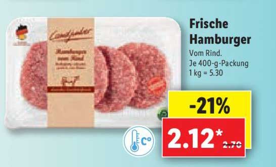 Frische Hamburger Angebot bei Lidl 1Prospekte.de