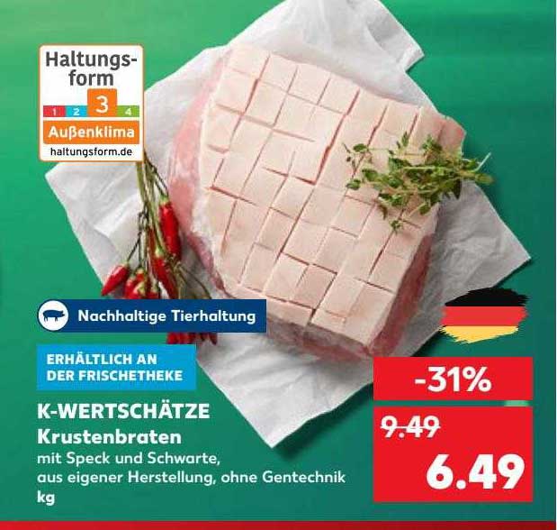Kwertschätze Krustenbraten Angebot bei Kaufland