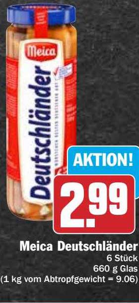 Meica Deutschländer Angebot bei Hit 1Prospekte.de