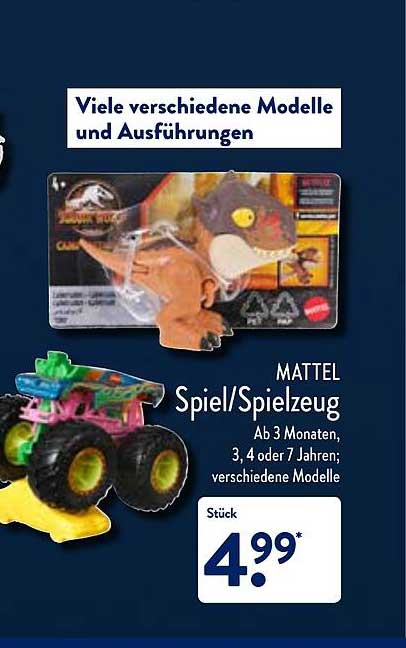 Mattel Spiel Oder Spielzeug Angebot bei ALDI Nord 1Prospekte.de