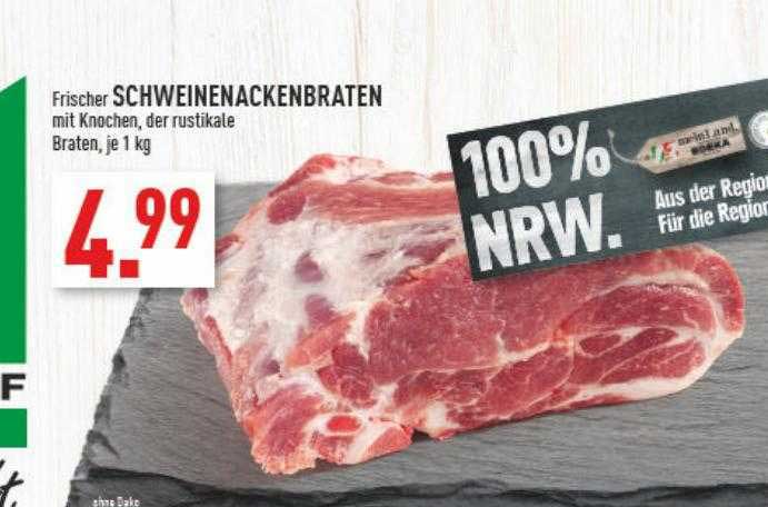 Frischer Schweinenackenbraten Angebot bei Marktkauf - 1Prospekte.de