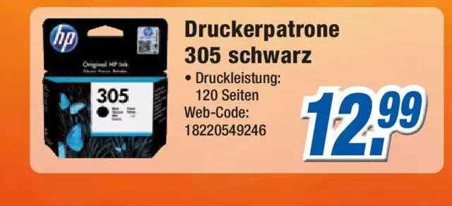Hp Druckerpatrone 305 Schwarz Angebot bei Expert Klein 1Prospekte.de