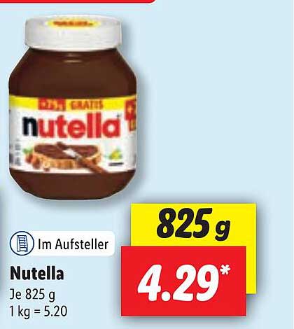 Nutella Angebot bei Lidl 1Prospekte.de