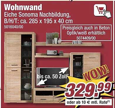 Wohnwand Angebot bei POCO 1Prospekte.de