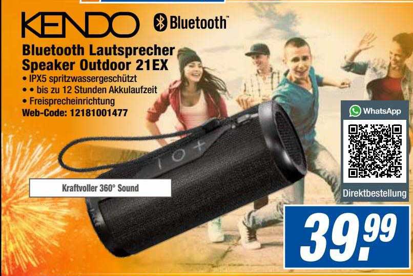 Expert Kendo Bluetooth Lautsprecher Speaker Outdoor 21ex