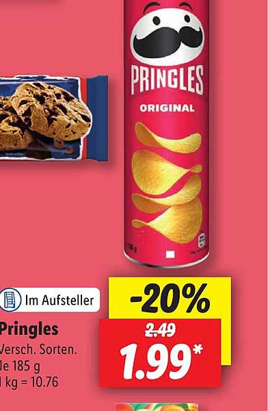 Pringles Angebot bei Lidl 1Prospekte.de