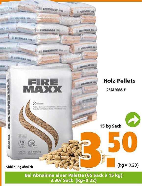 Globus Baumarkt Fire Maxx Holz-pellets