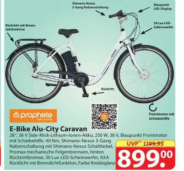 Famila Prophete E Bike Alu City Caravan