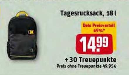Tagesrucksack, 18l Angebot bei REWE Kaufpark - 1Prospekte.de
