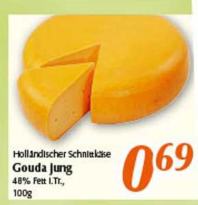 Holländischer Schnittkäse Gouda Jung Angebot bei Inkoop
