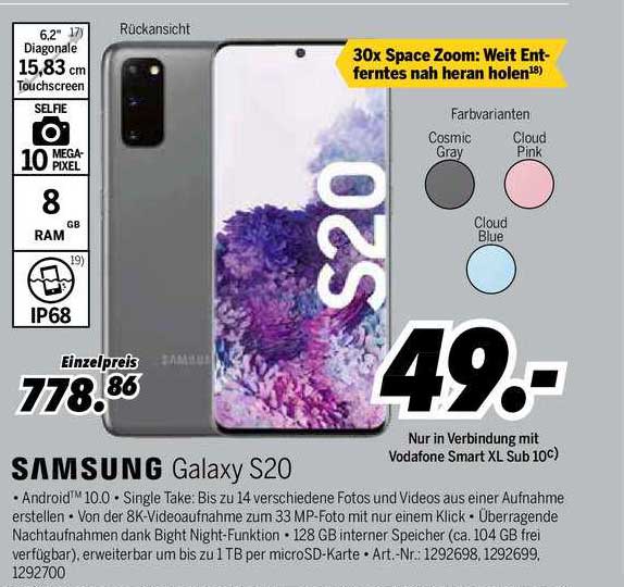 MEDIMAX Samsung Galaxy S20