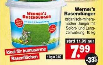 Repo Markt Werner's Rasendünger