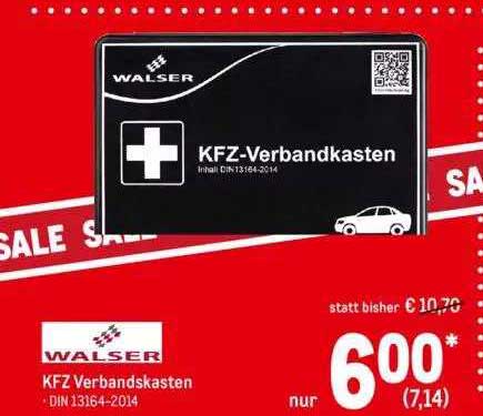 Walser Kfz Verbandskasten Angebot bei METRO 1Prospekte.de