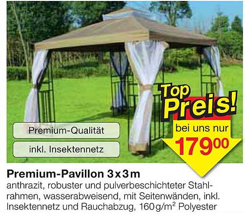 Jawoll Premium-pavillon 3x3m