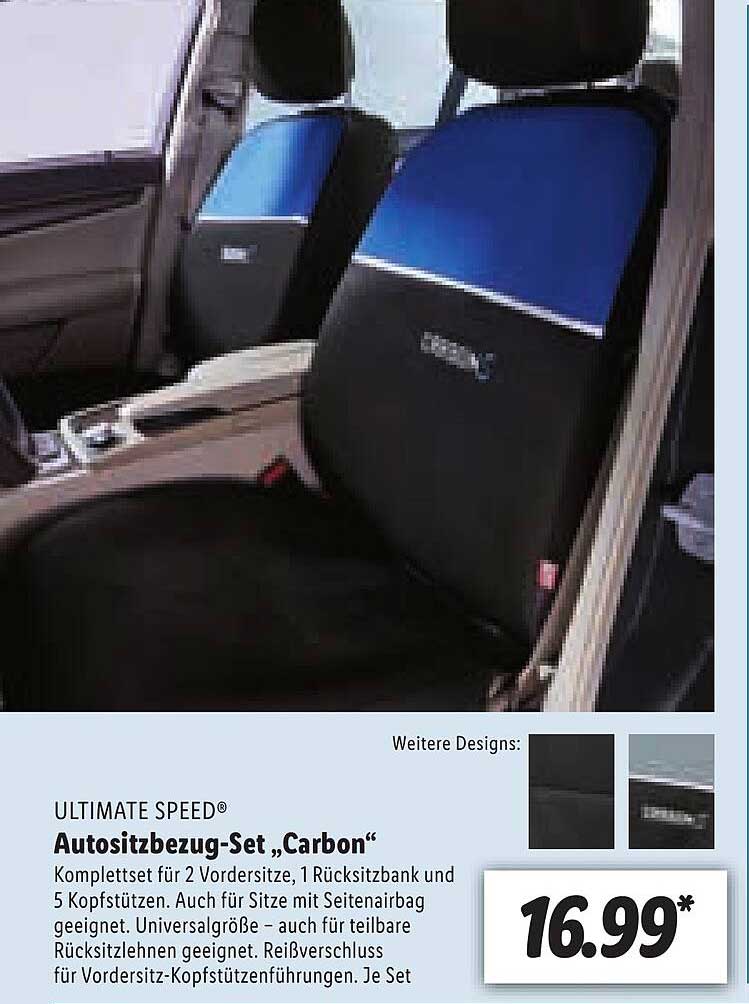 ULTIMATE SPEED Autositzbezug-Set Angebot bei Lidl