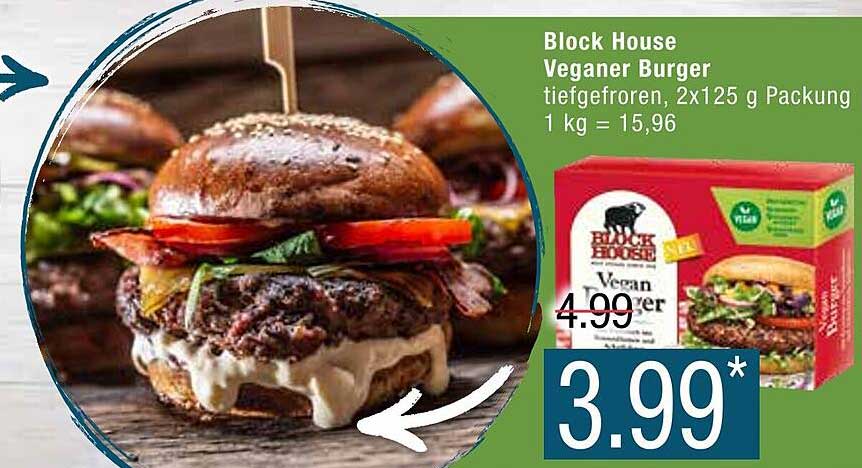 Block House Veganer Burger Angebot bei Marktkauf - 1Prospekte.de