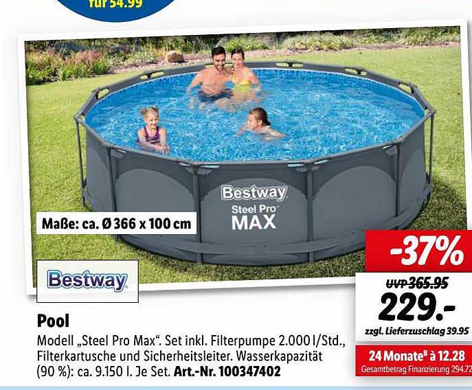 Bestway Pool Angebot bei Lidl 1Prospekte.de