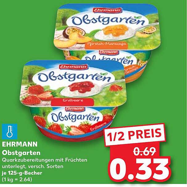 Ehrmann Obstgarten Angebot bei Kaufland - 1Prospekte.de