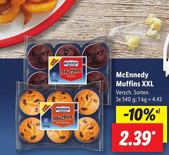 Mccennedy Muffins Xxl Angebot bei Lidl 1Prospekte.de