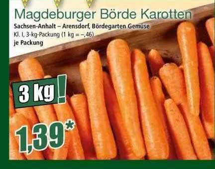 Magdeburger Börde Karotten Angebot bei NORMA 1Prospekte.de