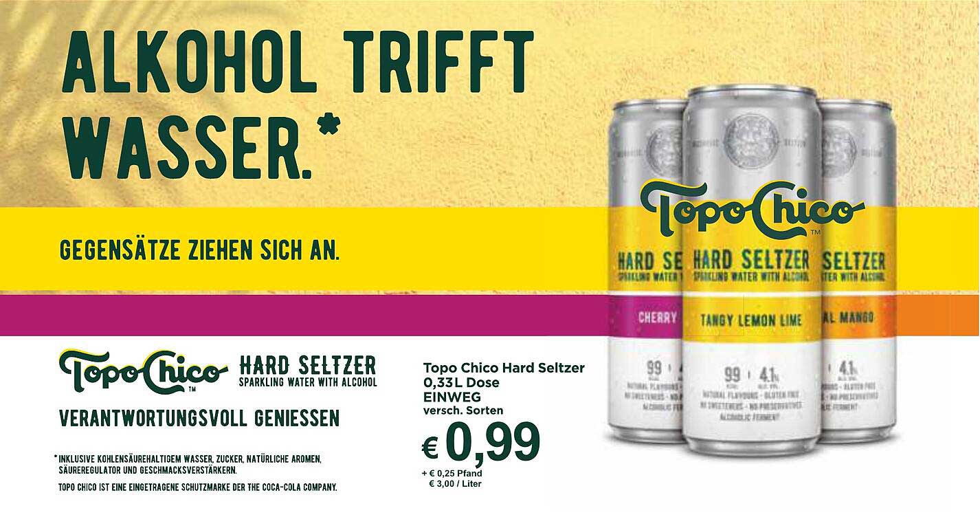 Topo Chico Hard Seltzer Angebot Bei Bilgro