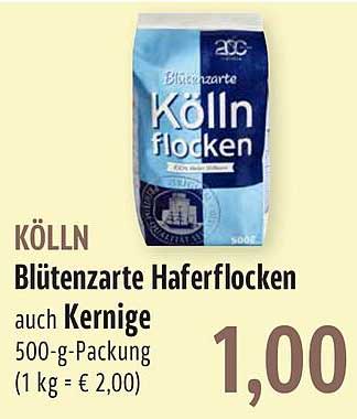 Blütenzarte Haferflocken Rezepte, Haferflocken Zarte Bircher Mymuesli