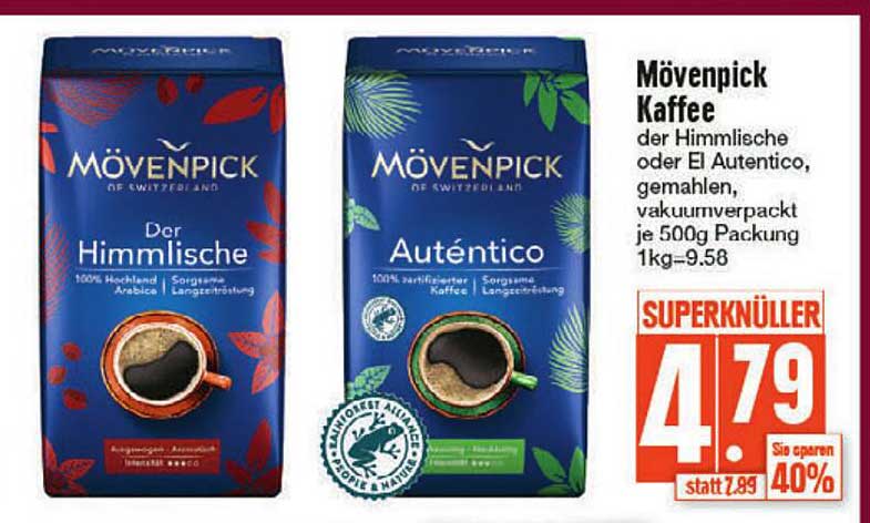 Mövenpick Kaffee Im Angebot Diese Woche Mövenpick Kaffee Angebot bei Edeka Scherer - 1Prospekte.de