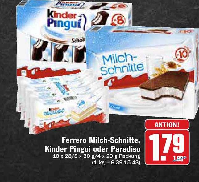 Ferrero Milchschnitte Oder Paradiso Angebot bei Netto Marken Discount