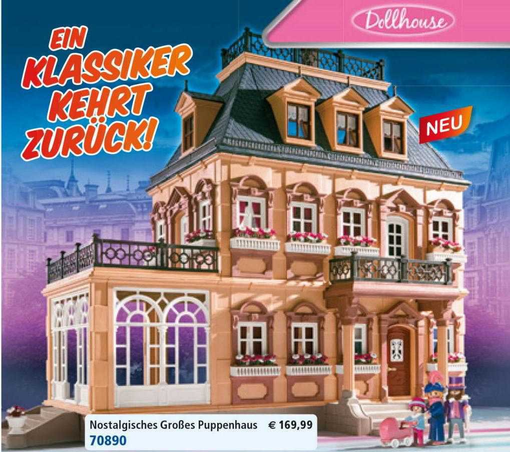 Playmobil Nostalgisches Großes Puppenhaus 70890
