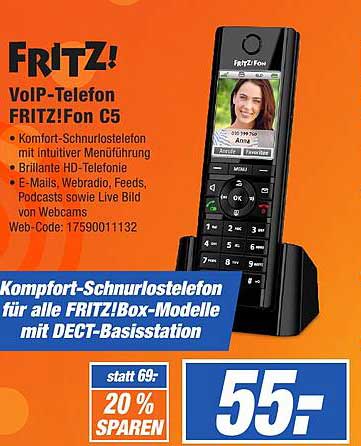 HEM Expert Fritz! Voip-telefon Fritz!fon C5