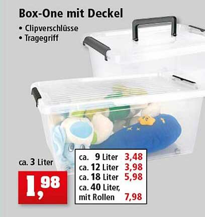 Boxone Mit Deckel Angebot bei Thomas Philipps 1Prospekte.de