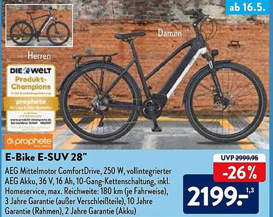 ALDI Nord E-bike E-suv 28