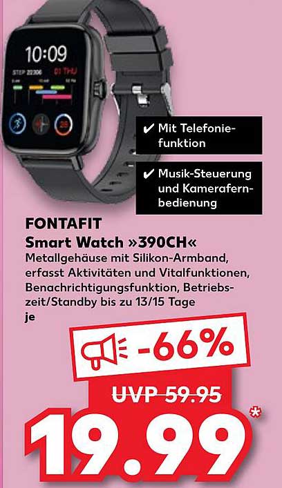 Kaufland Fontafit Smart Watch 390ch