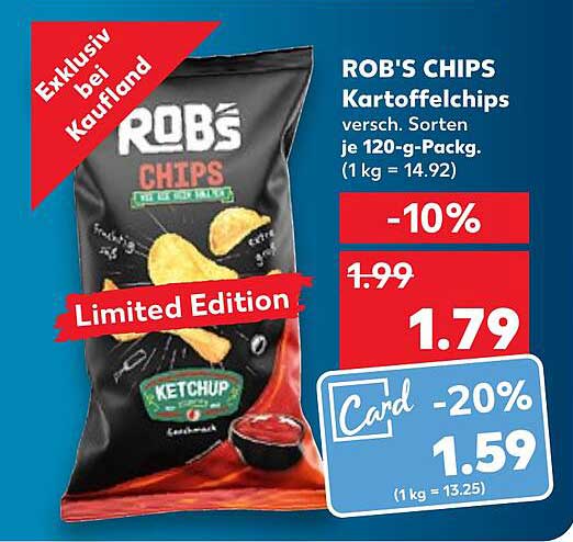 Kaufland Rob's Chips Kartoffelchips